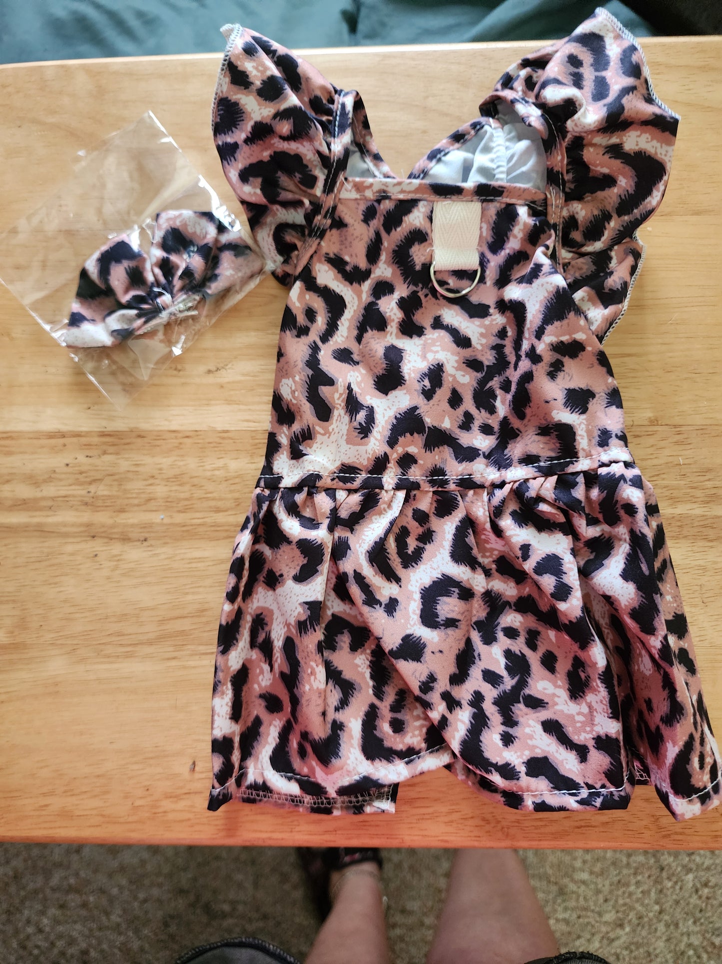 Wild Thing Cheetah Print Ruffle Harness Dress