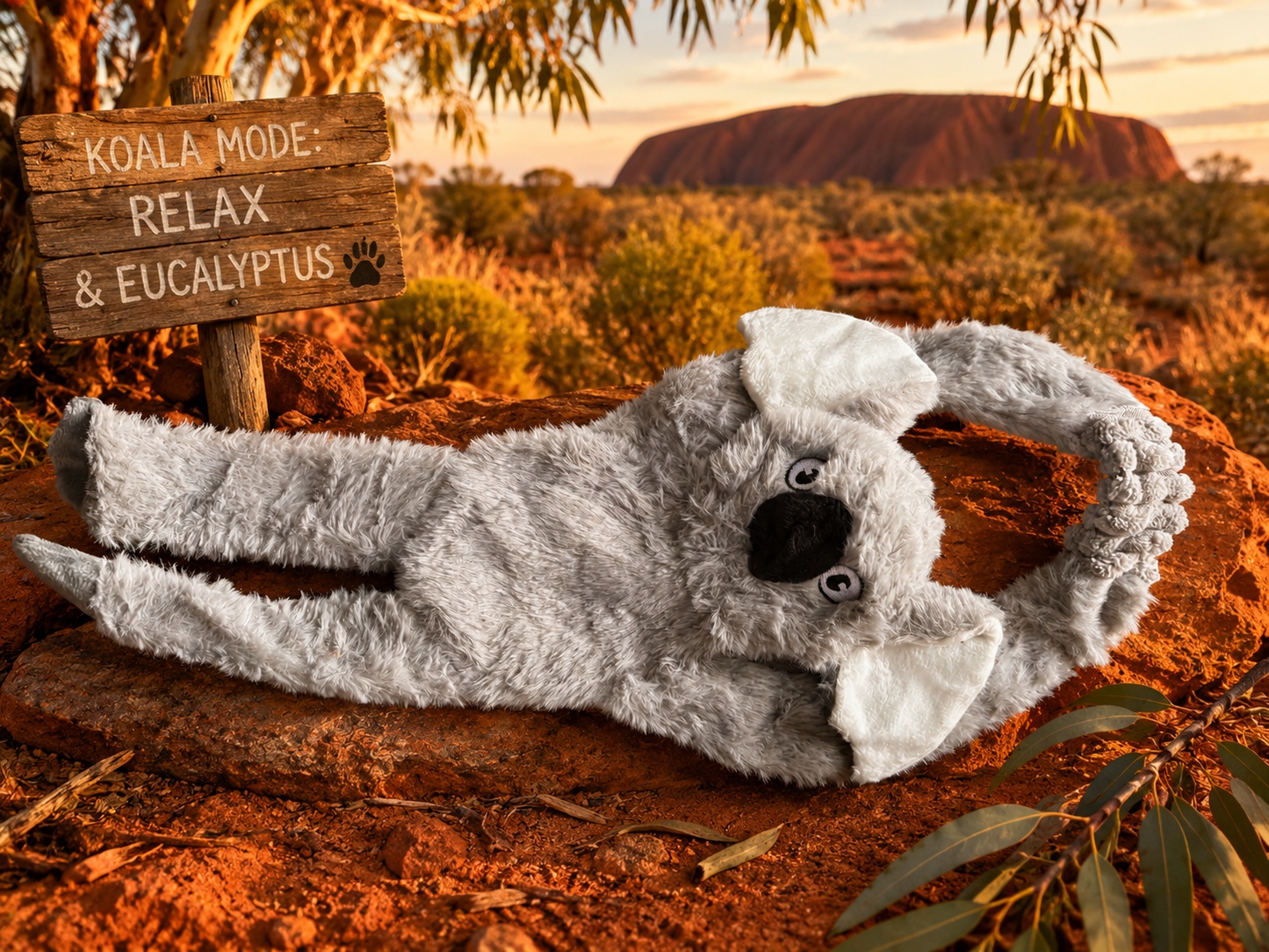 🐨 Koala-fied Chaos Plush Dog Toy