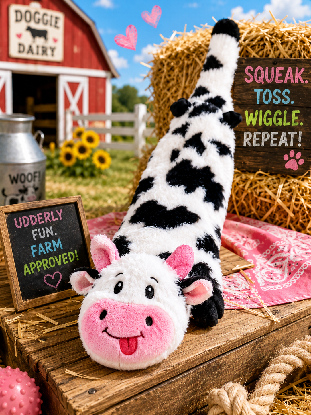 No Stuff, All Attitude™ Squeak & Crinkle Dog Toy