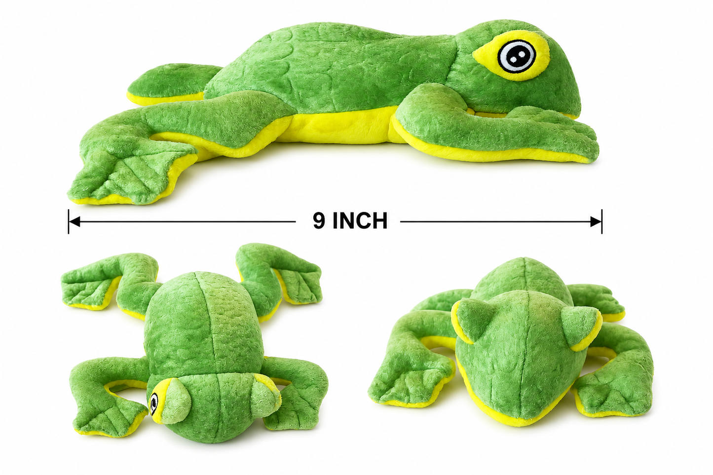 🐸 Kiss My Hop! Plush Frog Dog Toy