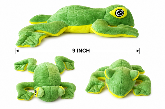 🐸 Kiss My Hop! Plush Frog Dog Toy