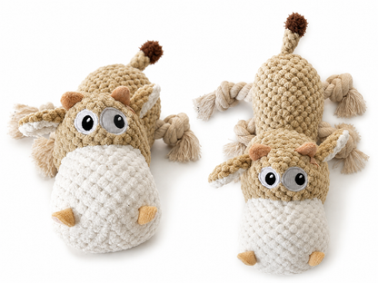 Holy Cow!™ Plush Cow Dog Toy