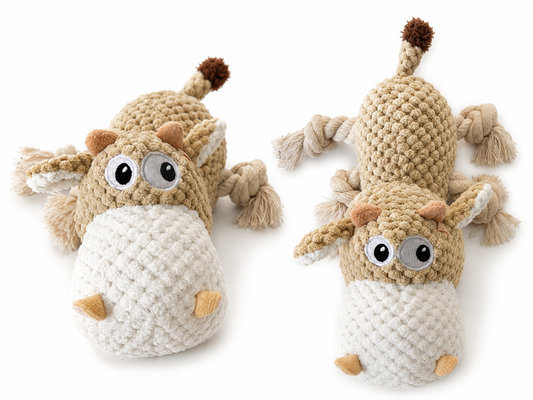 Holy Cow!™ Plush Cow Dog Toy