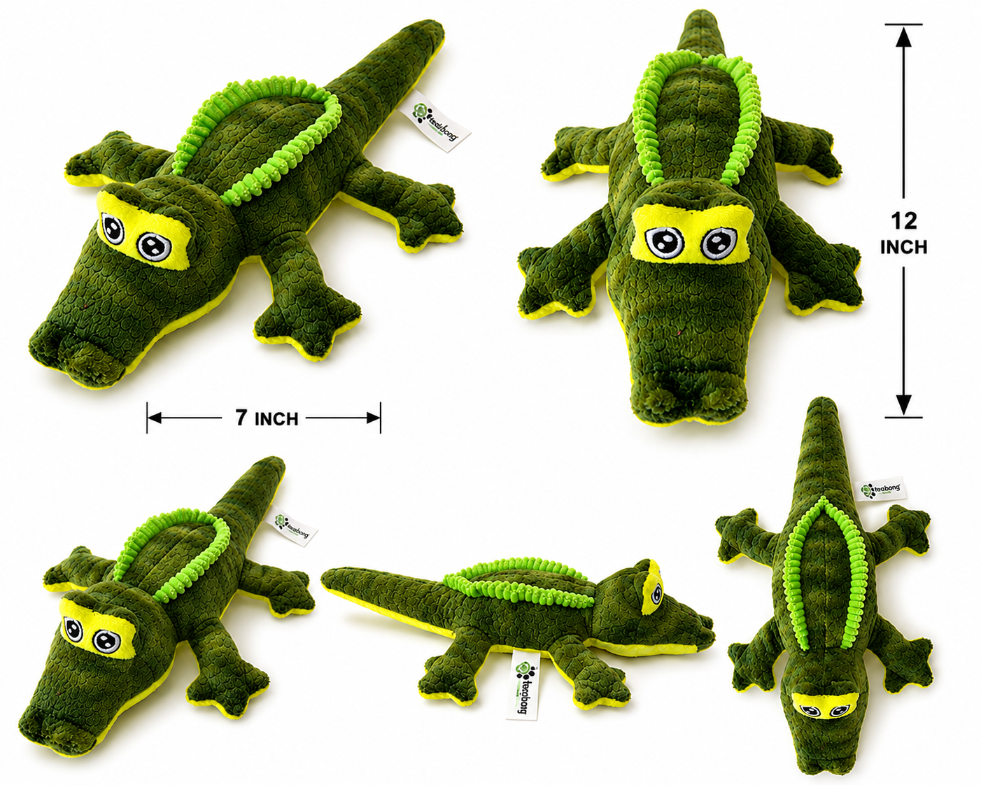 See You Later, Instigator™ Plush Gator Dog Toy