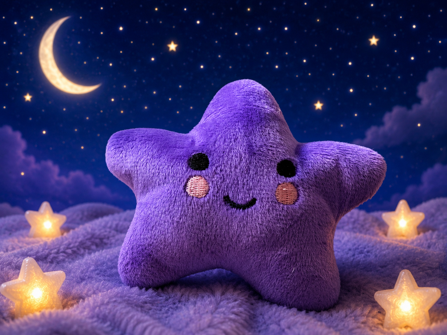 ⭐ Twinkle Trouble Plush Star Dog Toy