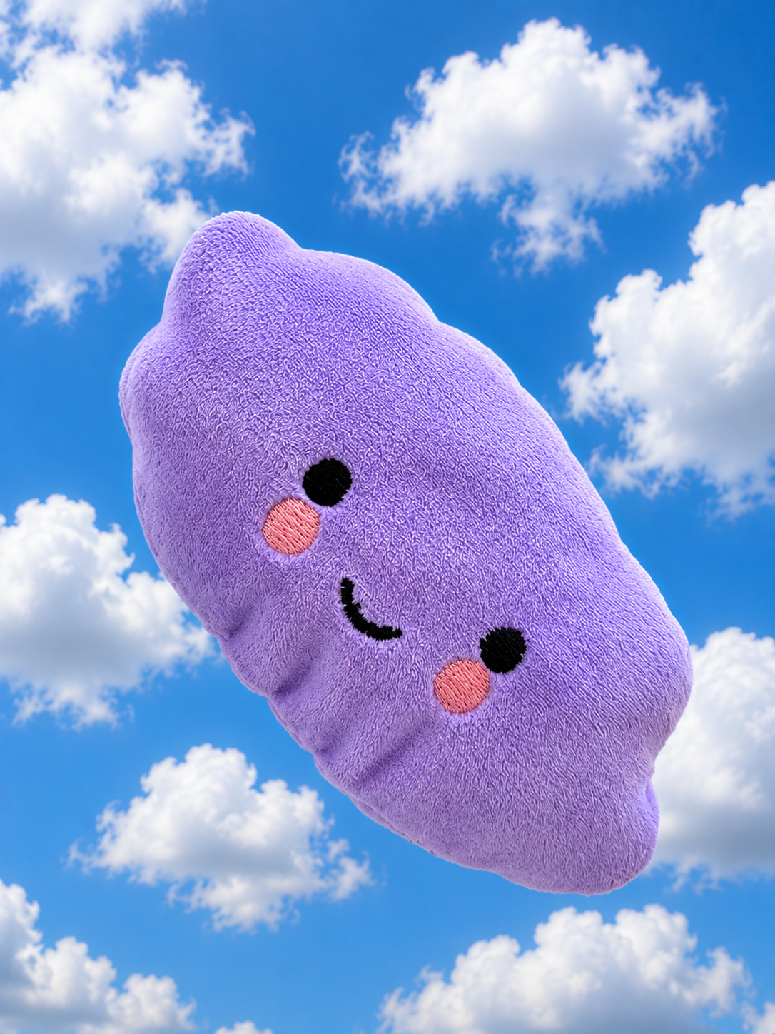 ☁️ Cloud Nine Squeaker Plush Dog Toy – Float Into Fun