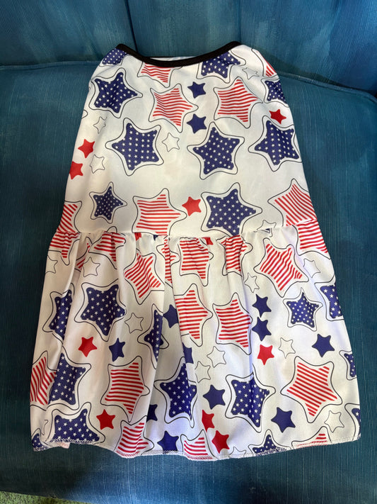 Star-Spangled Pup Skirt Dress