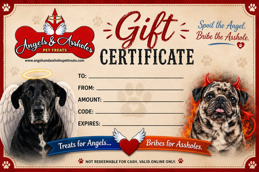 Spoil the Angel ~ Bribe the Asshole Gift Certificate